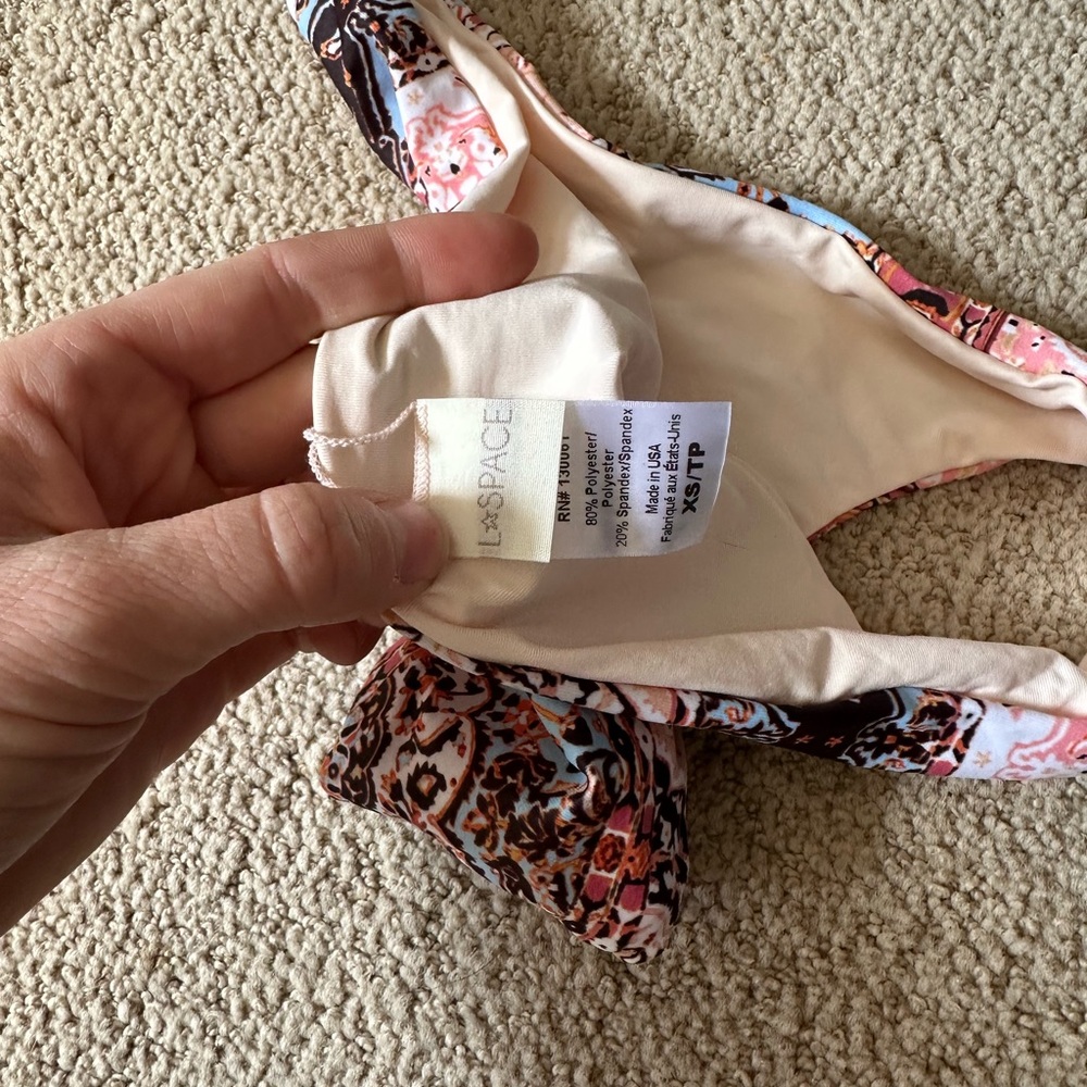 NWOT L*Space Sandy bohemian floral bikini bottoms - Picture 5 of 5